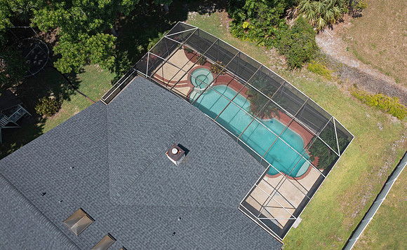 Drone - Pool shot