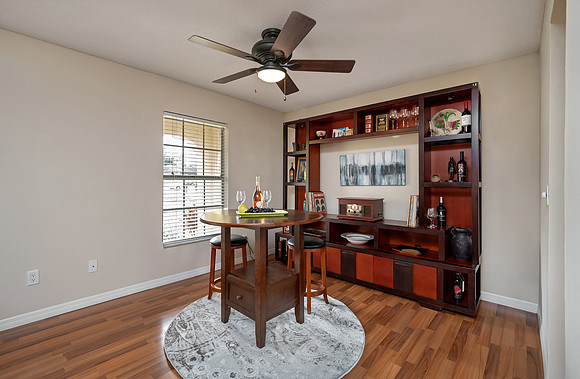 Living Room Entertaining Nook