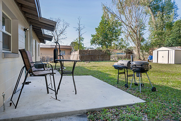 Back Patio view