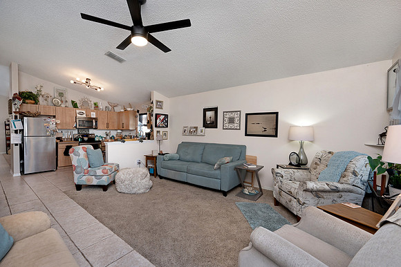 Living Room to Kitchen View