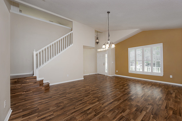 Living Room 2 to Front Door View