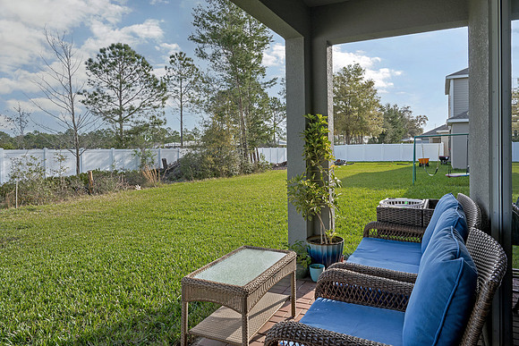 Patio View to backyard
