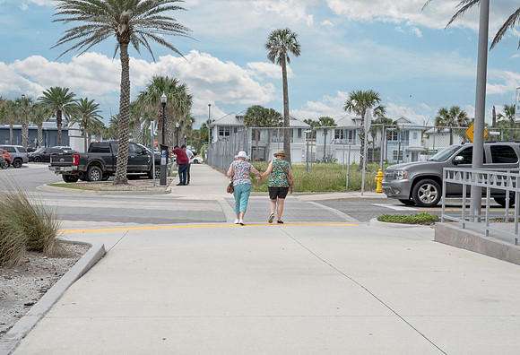 Vicki & Patty Walking