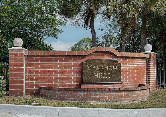 Markham Hills Sign